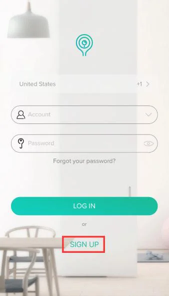 Register account